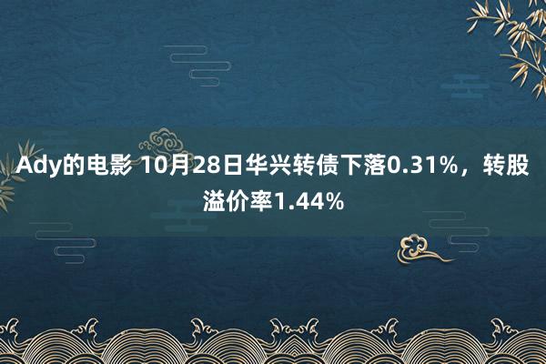 Ady的电影 10月28日华兴转债下落0.31%，转股溢价率1.44%